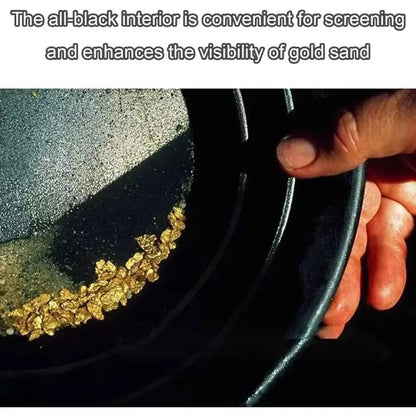 Thickened Plastic Gold Pan Basin Outdoor Mining Prospecting