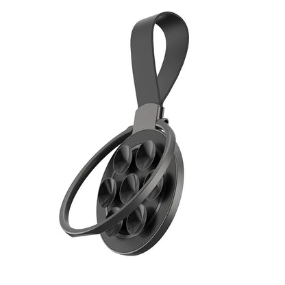 Magnetic Bracket Ring Buckle Phone Stand Silicone Suction