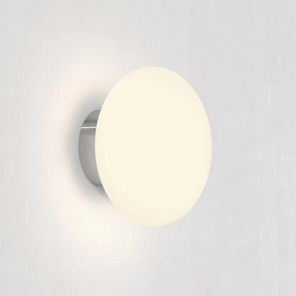 Modern White Wall Lamp Ball Glass Wall Sconce