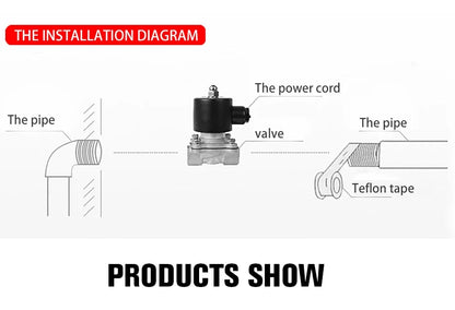 Solenoid Valve Water Valve Normally Close Brass Valves