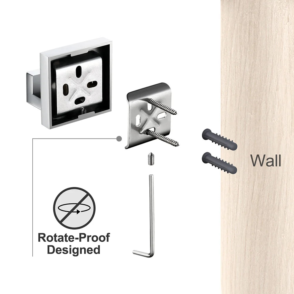 Smesiteli Bathroom Hardware Silver Wc Toilet Paper Holder