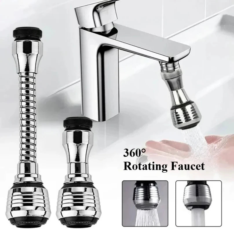 1/2pcs 360 Adjustment Sink Faucet Extender Filter Spray