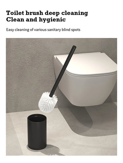 Bathroom Toilet Brush Holder Cleaning Plastic Floor Standing