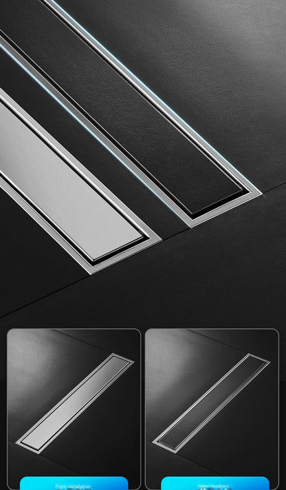 Luxury Hidden 304 Stainless Steel Rectangular Floor Drain