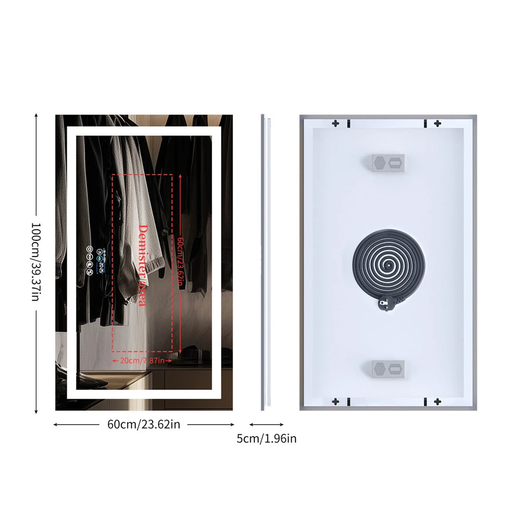 Xxl Bathroom Mirror Smart Led Vanity Mirror Wall