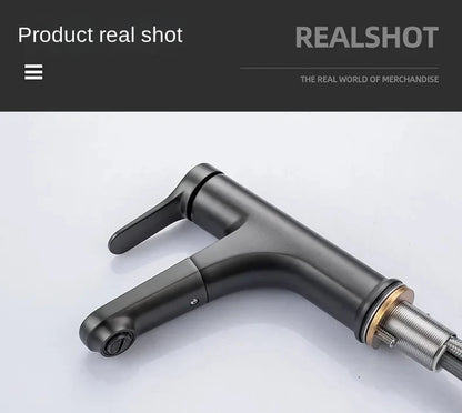 Cold Water Faucet Brass Valve Body Pull-Out Basin