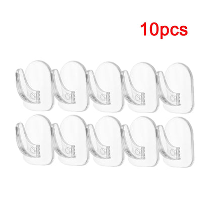 Transparent Strong Adhesive Mini Hook Door Bathroom Mirror