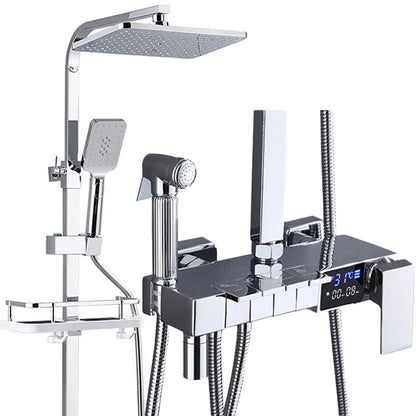 12 Inch Rainfall Shower System Bathroom Luxury Thermostatic