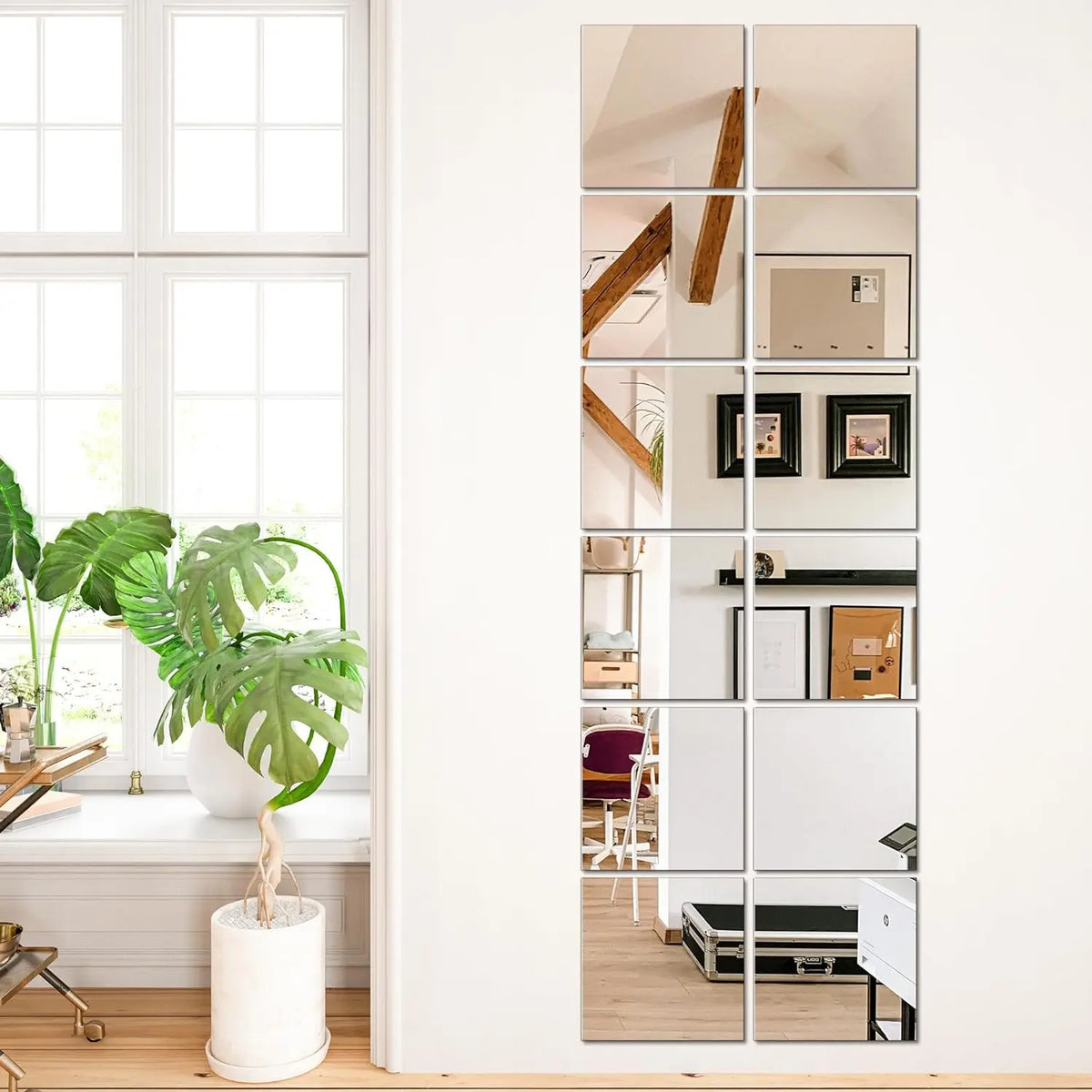 2mm Acrylic Mirror Wall Stickers Unbreakable Acrylic Full