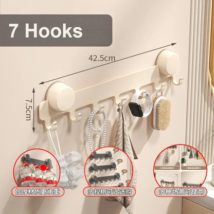 Behind Door Wall Coat Rack Row Hook Towel