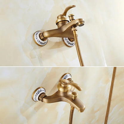 Poiqihy Wall Mounted Hand Held Shower Head Kit