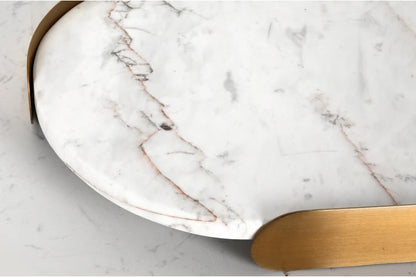 Scandinavian Decorative Natural Marble Tray Bathroom Luxury
