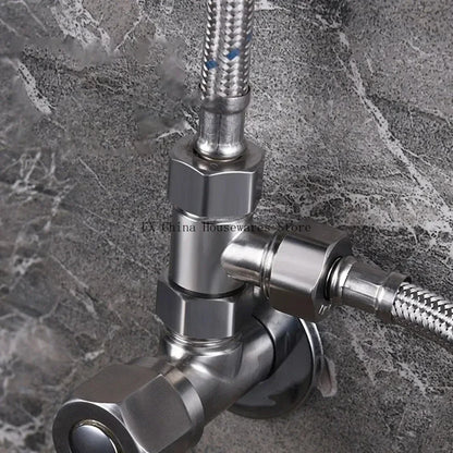G1/2 Way T-Adapter Bathroom Shower Faucet Water Splitter