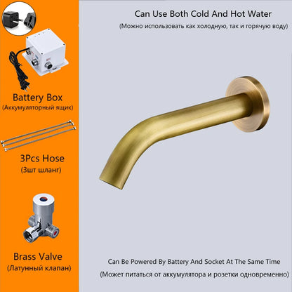 Oxg Wall Mount Sensor Basin Faucet Bathroom Faucet