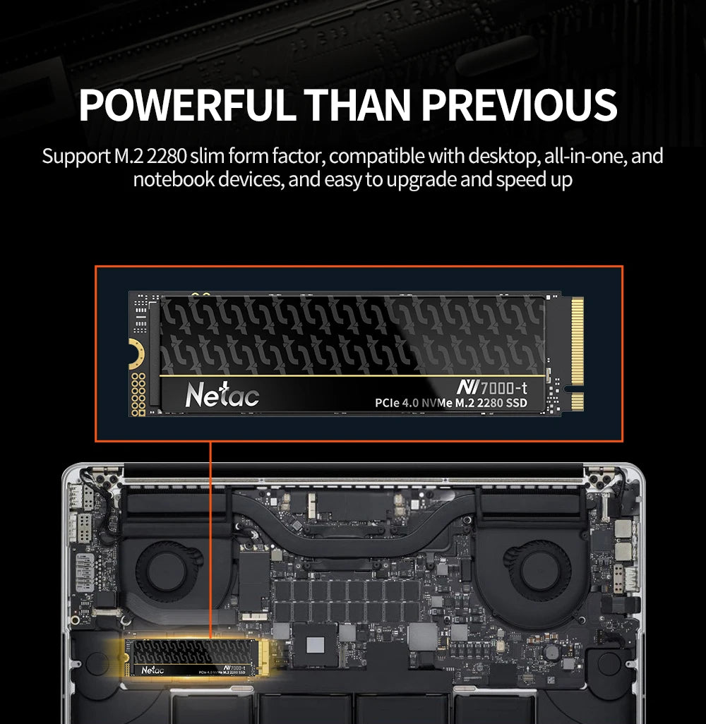 Netac Ssd 1tb Ssd Nvme M2 7400mb/S 512gb