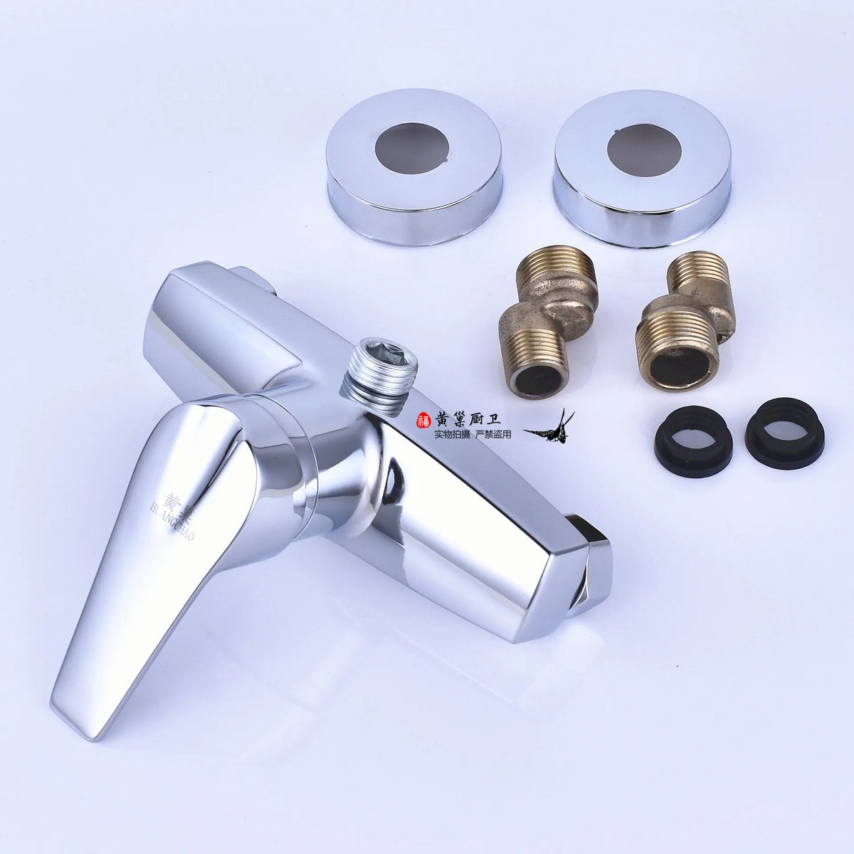 Brass Shower Faucet Mixer Valve Shower Head Hidden