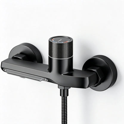 High Pressure Waterfall Shower Faucet Adjustable Temperature