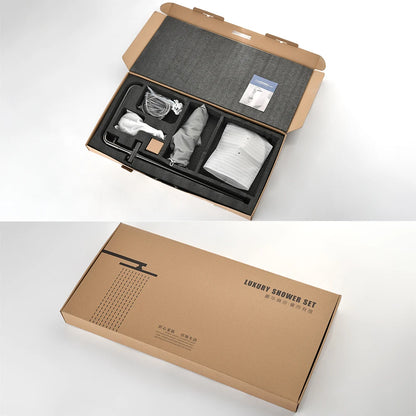 Luxury Solid Brass Smart Thermostatic Showers System Split
