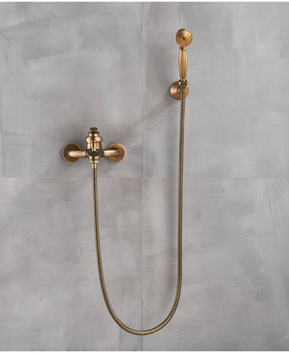 Poiqihy Wall Mounted Hand Held Shower Head Kit