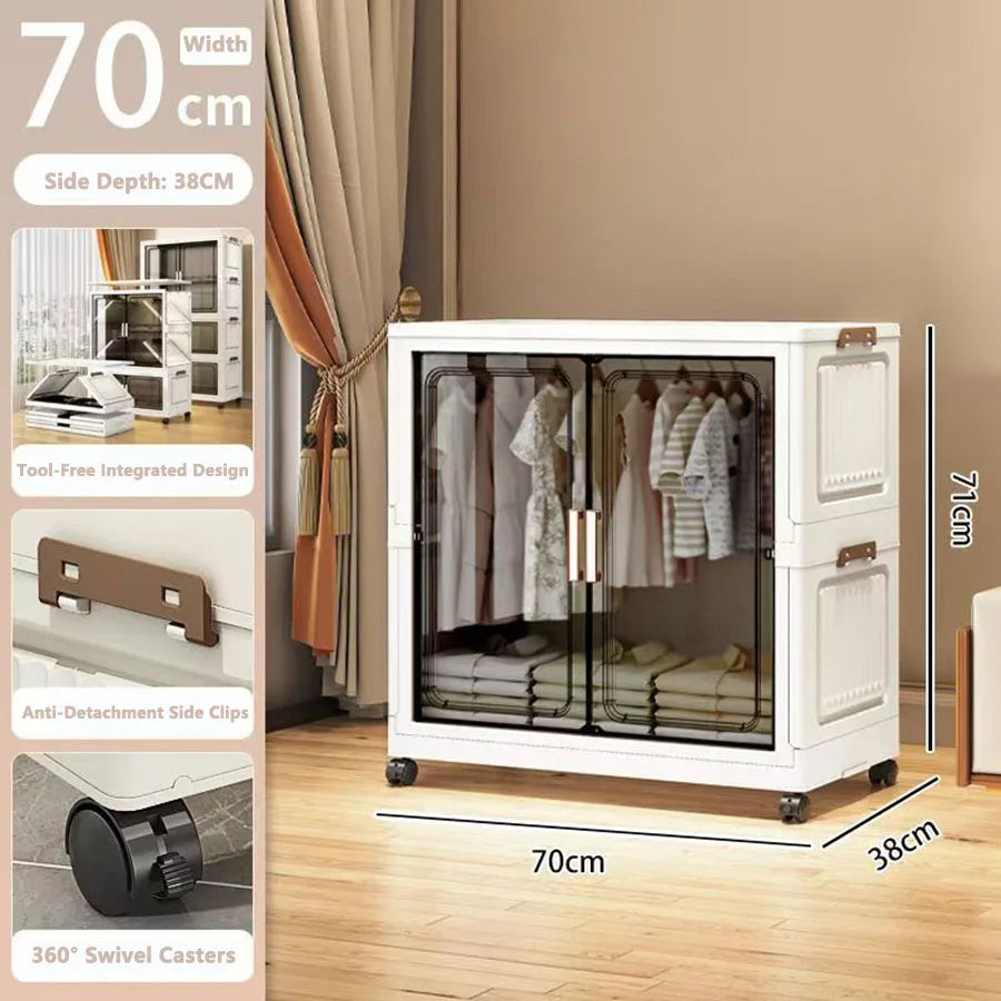Multi-Functional Folding Storage Cabinet Doors Office Bathroom