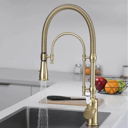 Faucet Pull Out 360 Degree Multi-Function Spring Pull