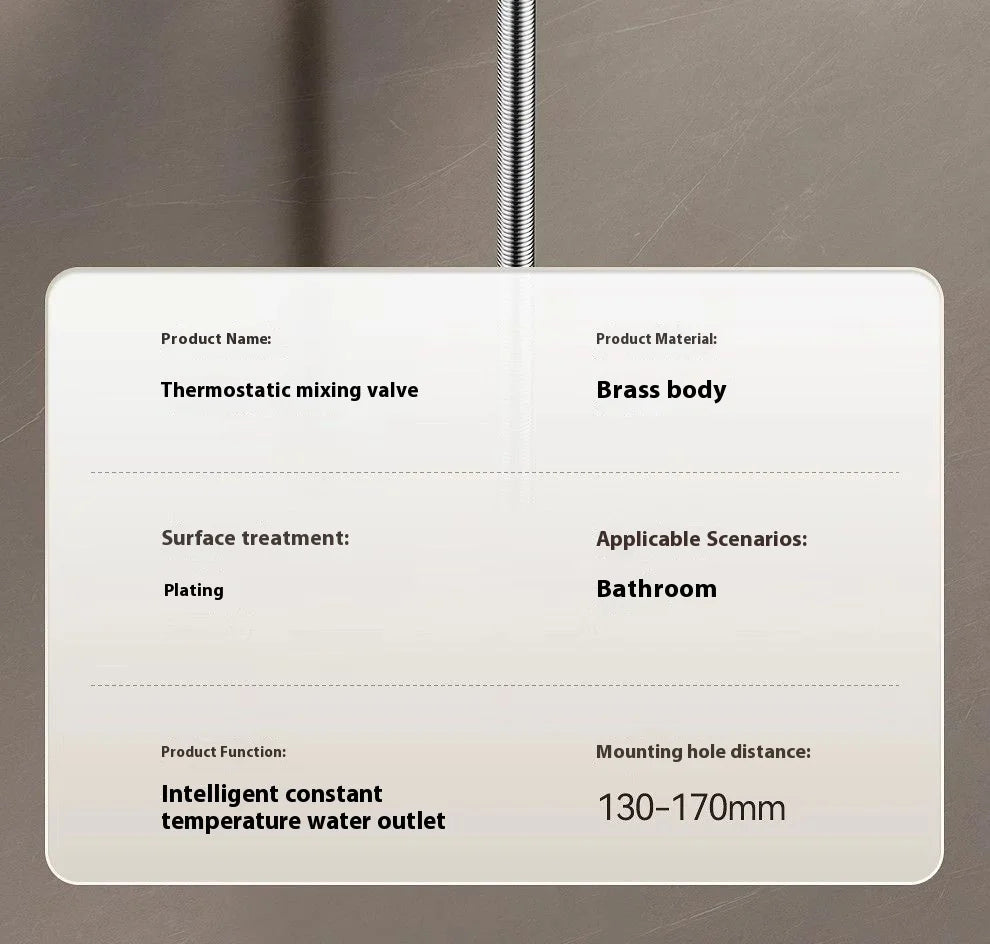 Thermostatic Mixing Valve Thermostatic Device Cold Shower
