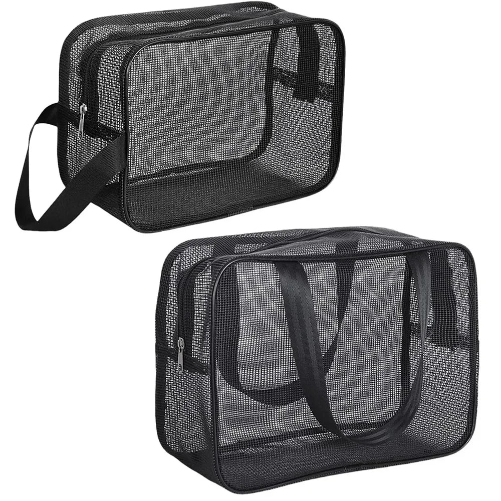 Mesh Shower Caddy Tote Large Capacity Toiletry Organizer