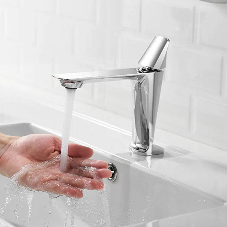 Kemaidi Rose Gold Bathroom Basin Sink Faucet Square