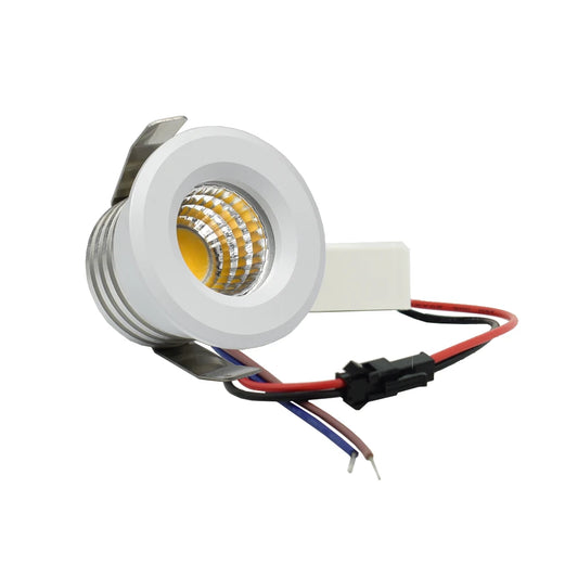 10pc/Pack Mini Cob Led Spotlights 3w 29mm 100v-240v