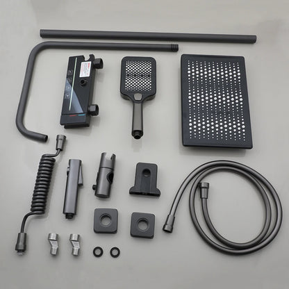 Zappo Led Digital Display Shower System Bathroom Shower
