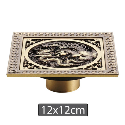 Brass Shower Drain Bathroom Floor Drain Washing Machine
