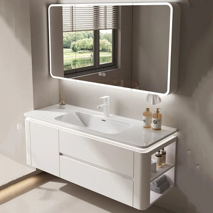 Led Light Ensuite Bathroom Cabinet Basin Designs Mirror