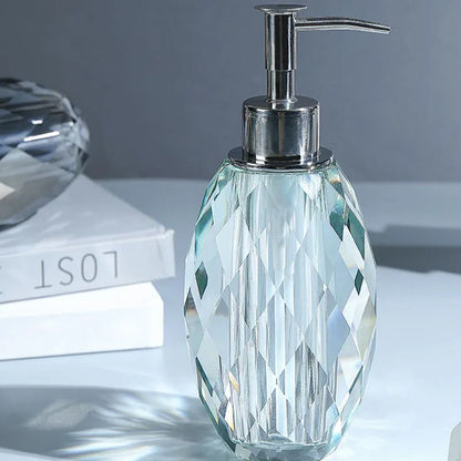 Light Luxury Crystal Bathroom Crystal Transparent Soap Dispenser