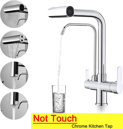 Waterfall Touch On Filter Faucets Brass Cold Pull