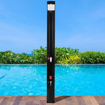 60l Freestanding Outdoor Solar Heated Shower Outdoor Pool