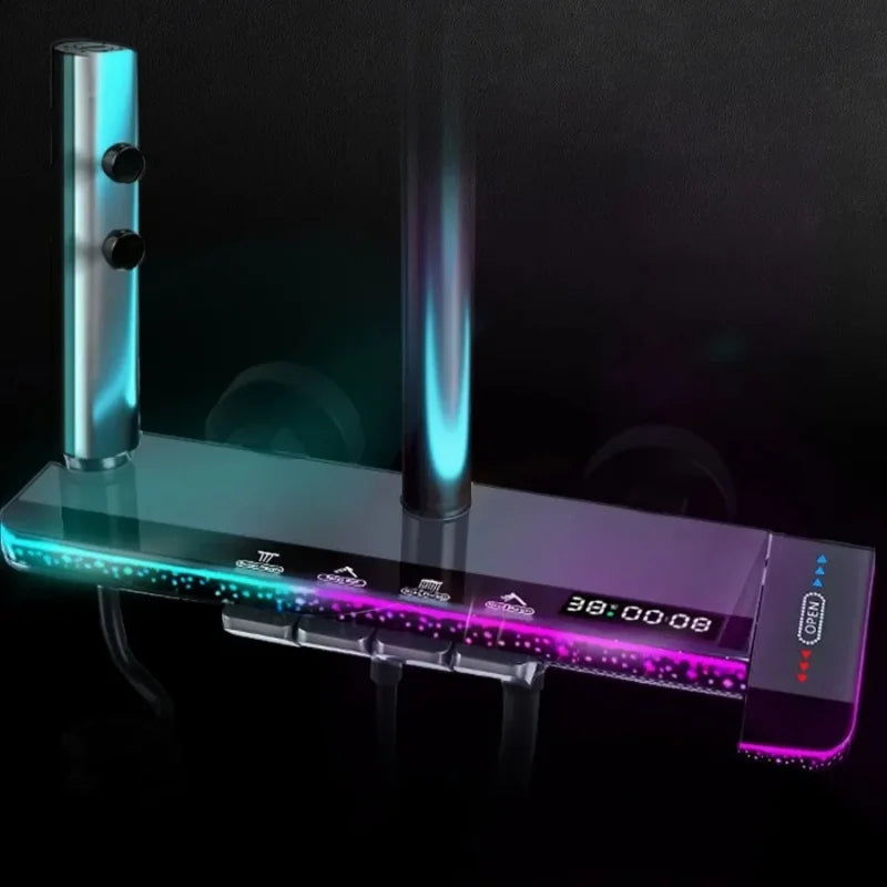 Four-Function Shower Smart Digital Display Led Light Shower