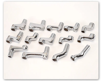 2pcs Brass Shower Faucet Shower Thickened Variable Diameter