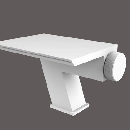 Waterfall Basin Cold Mixer Crane Faucet Copper Hotel