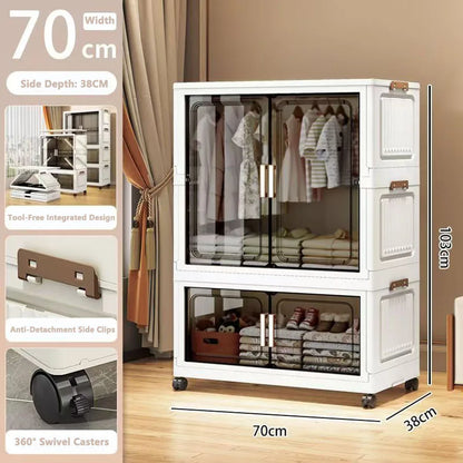 Multi-Functional Folding Storage Cabinet Doors Office Bathroom