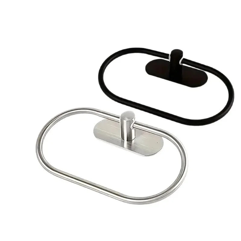 Self Adhesive Towel Ring Bathroom 304 Stainless Steel