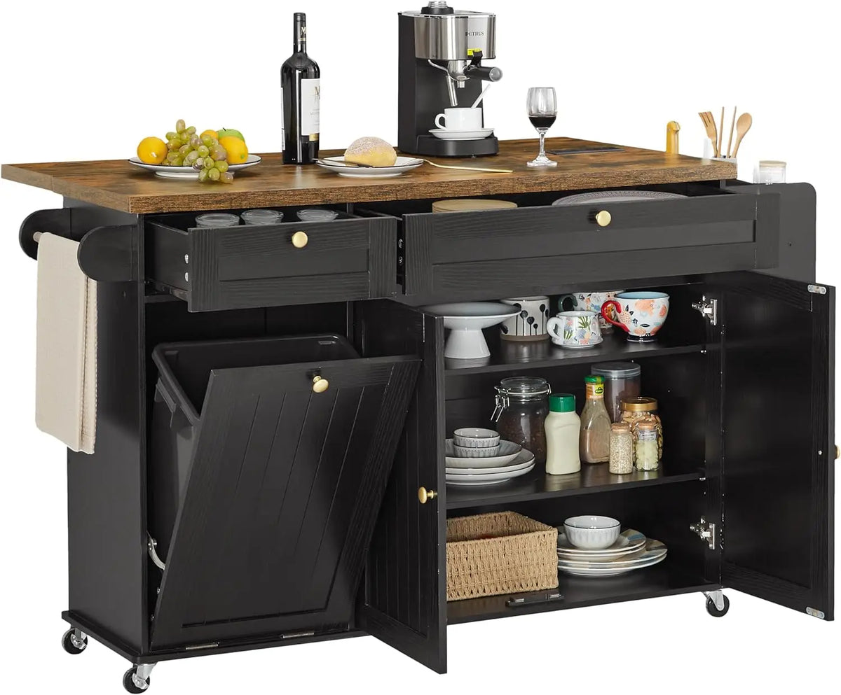 60 Mobile Islands Rolling Trolleys Island Table Drop