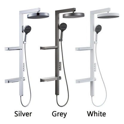 Luxury Bathroom Smart Rainfall Shower System Wall Mounted