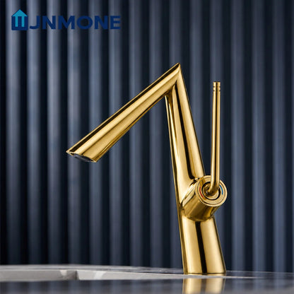 Solid Brass Basin Faucet Deck Mounted Bathroom Faucet
