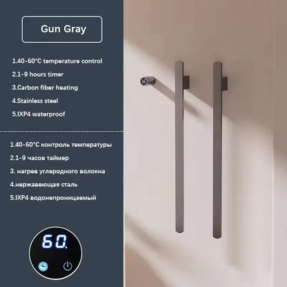 Electric Heated Towel Rack Bathroom Towel Warmer Hidden