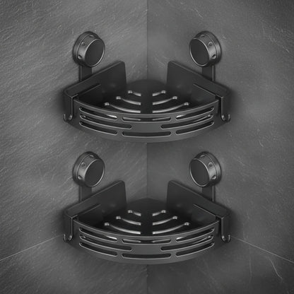 Suction Cup Triangle Corner Shower Caddy Hooks No
