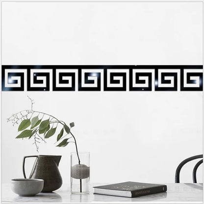 5/10cm Acrylic Wall Mirror Sticker Adhesive Living Room