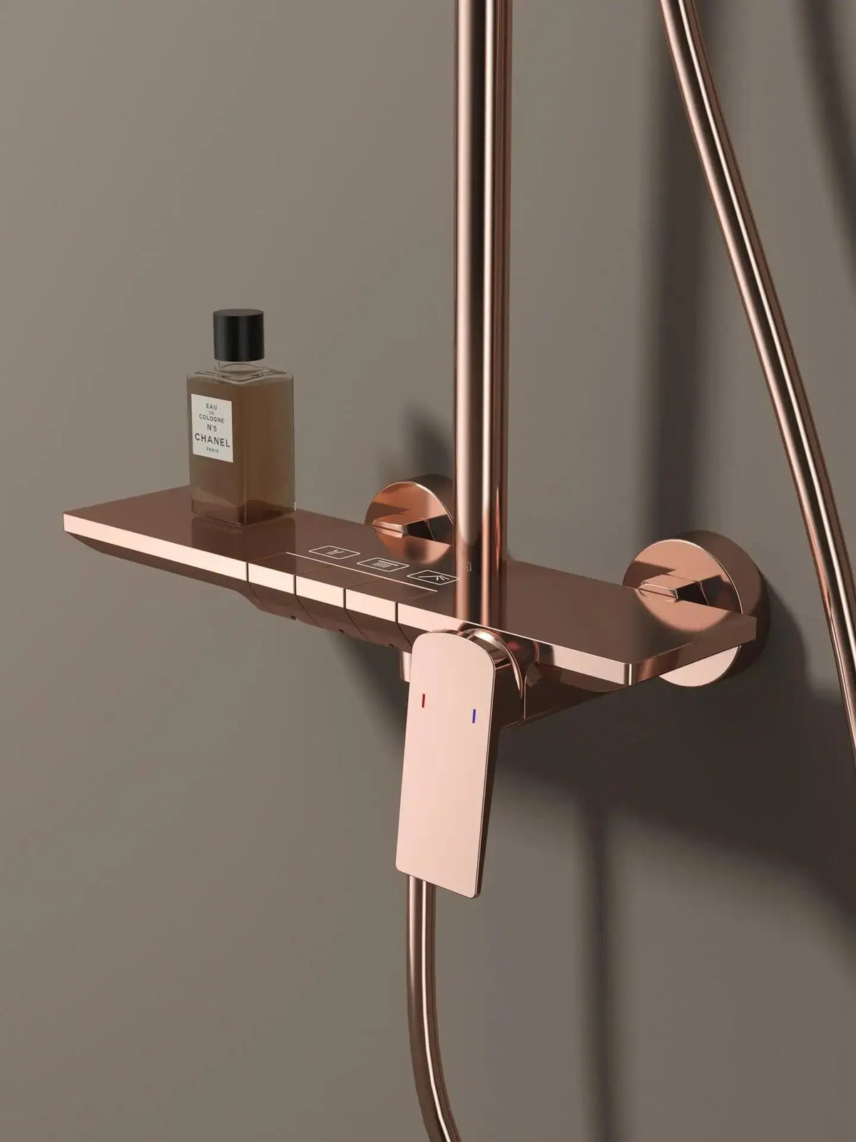 Rose Gold Bathroom Shower Cold Mixer Bath Shower
