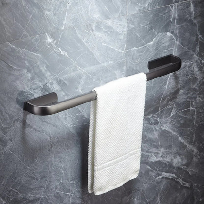Gun Grey Brass Square Bathroom Bath Hardware Wall