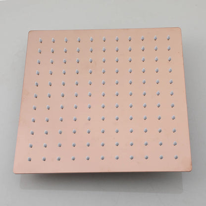 Zappo Solid Brass Rose Golden Shower Faucet Pink