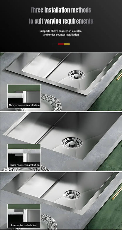 Multi-Functional Large-Capacity 304 Stainless Steel Rectangular
